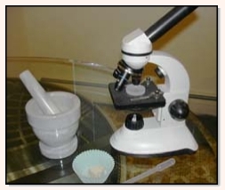 All samples are microscopically checked.